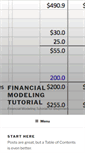 Mobile Screenshot of financialmodelingtutorial.com